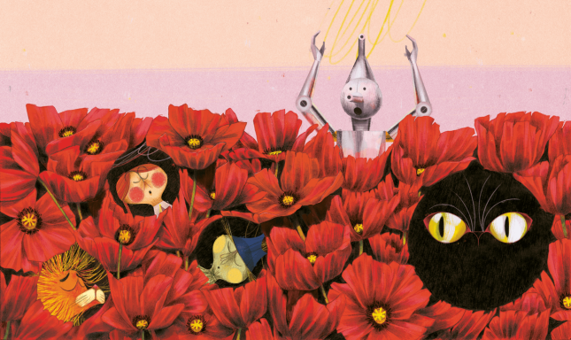 Campo de Papoilas no "O Feiticeiro de Oz" da The Little Collection